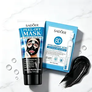Weekly 2-Step Pore Reset Routine ‍️ Mud mask deep cleanse + Hyaluronic acid hydration