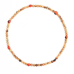 Palo Santo and Huayruro Necklace