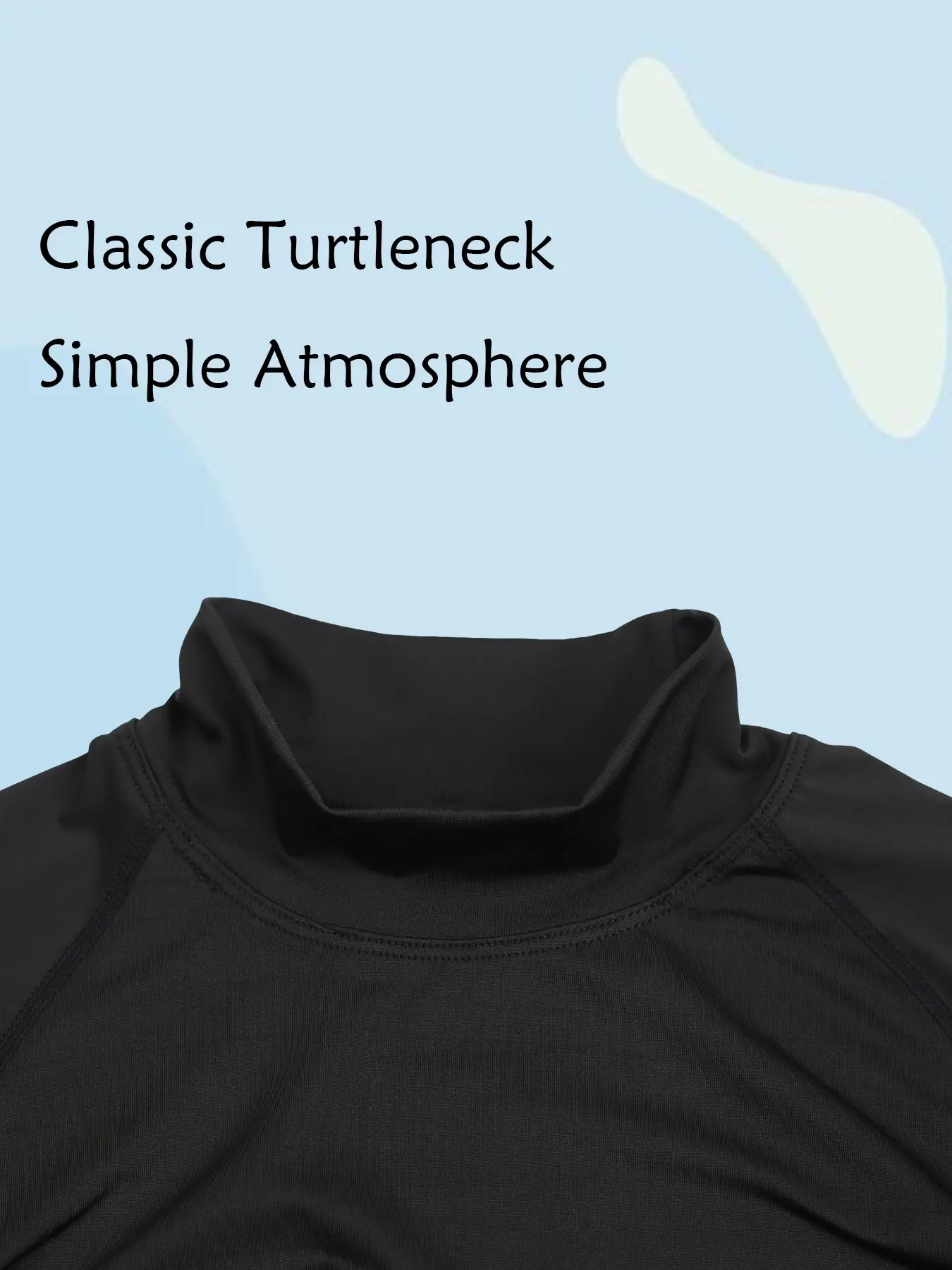 2 Pack Men's Mock Turtleneck Compression Shirts Short Sleeve