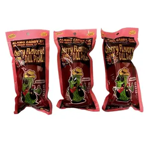 Alamo Cherry Dill Pickle 3 Pack - Delicious Pickled Vegetable Snacks - Food, Instant chamoy pickles