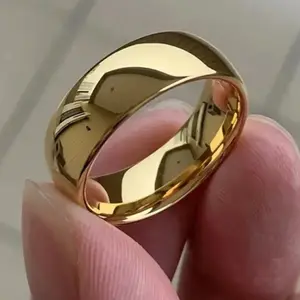 Classic 6mm Stainless Steel Ring – Minimalist Unisex Jewelry for Weddings, Engagements & Valentine’s Gifts