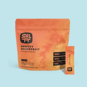 SALTT Groovy Grapefruit Electrolyte Drink Mix - Sodium, Potassium, Magnesium - Zero Sugar - 30 Packets