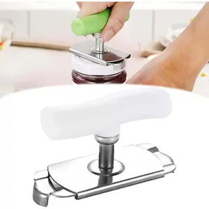 Effortless Arthritis Jar Opener for Weak Hands Durable Stainless Steel & Hard Plastic Handle Adjustable Gear Design Easy Operation Ideal for Seniors Convenient Kitchen Tool TikTokShopBlackFriday