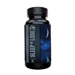 Vida Divina Sleep N' Lose - Natural Sleep Aid with Reishi Mushroom for Restful Sleep & Metabolism Support - 60 Capsules