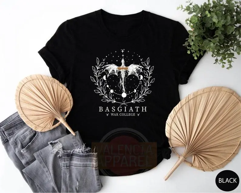 Basgiath War College Shirt, Bookish Shirt, Xaden Riorson, Fourth Wing Tshirt, Dragon Rider Tshirt, Trendy Shirt, Gifts For Readers, Book Shirt
