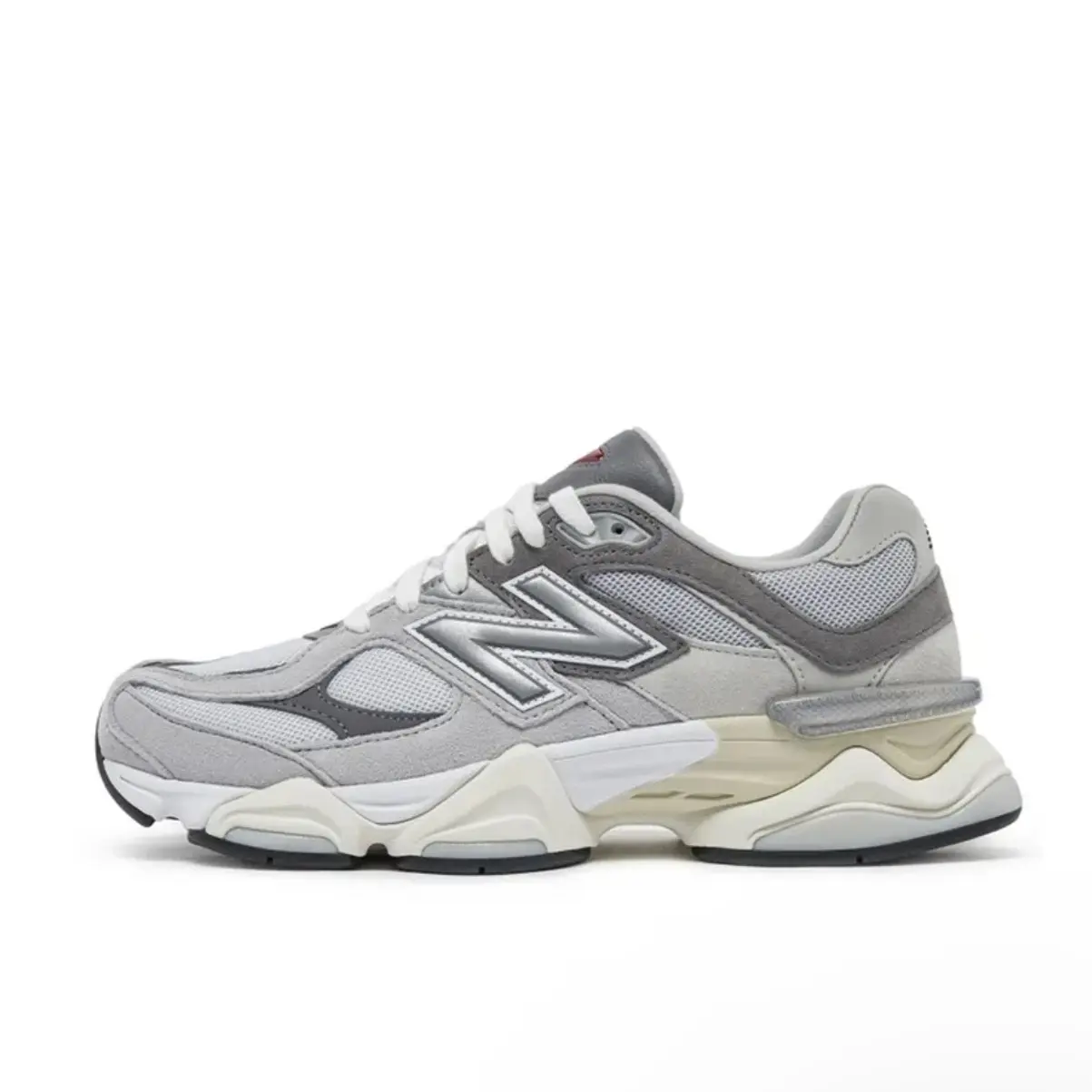 New Balance 9060 Rain Cloud Grey Men’s Low Top Trainer, Rubber Sole Sports Shoes, Casual Trainer Shoes, Comfortable Daily Athletic Walking Footwear