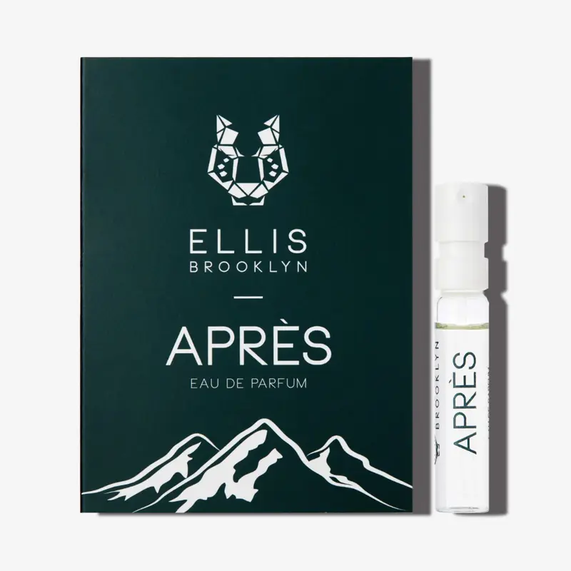 Ellis Brooklyn APRÈS Eau De Parfum 1.5ml Vial - Winter-Inspired Unisex Fragrance with Bourbon, Vanilla & Evergreens, Clean, Long-Lasting, Sustainable Luxury Perfume, Made in the USA