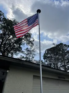 Official Flagpole Telescoping Flag Pole Set 25'