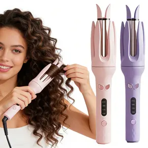 Automatic Hair Curling Iron, Automatic Hair Hair Curl Wand Negative Ion , 28mm Hair Curler, 4 Modes Adjustable Temperatures Rotating portable Curling Iron for Women, Hair Styling Tools for Hometeen girl gifts bf easter basket
