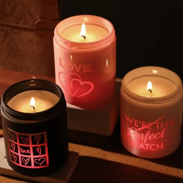 Customizable Color Changing Cylinder LED Aromatherapy Candles with Laser-Engraved Confession Patterns - High-End Home Decor, Mother's Day Gifts for Family Souvenirs, Valentine's Day Presents