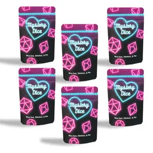 6-Pack 1985 Games Sweetheart Mystery Dice Sets | Pink Heart-Themed 7-Piece Polyhedral RPG Dice with Enamel Pins & Stickers – Collectible Valentine’s Edition for D&D, Pathfinder, MTG & Tabletop Role-Playing Games