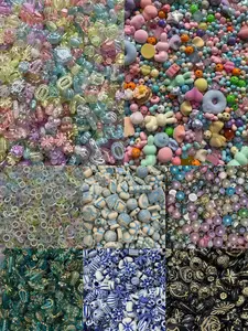 Mixed Color Beads DIY Beads for Mobile Phone Chains Backpack Chains Key Chains Adjustable Beaded Design Charm Accessory