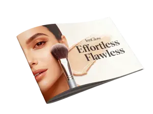 InnGlow Effortless Flawless Makeup Tutorial Manual Beginner Makeup Book with Eyelash Extensions Kit Separator Tool Comprehensive Beauty Sponge Guide