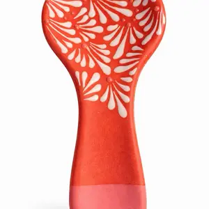 Casa De Queta Clay Talavera Utensils Rest For Kitchen Counter - Kitchenware For Party, Viva La Fiesta, Stylish Traditional Clay - 7 In Length