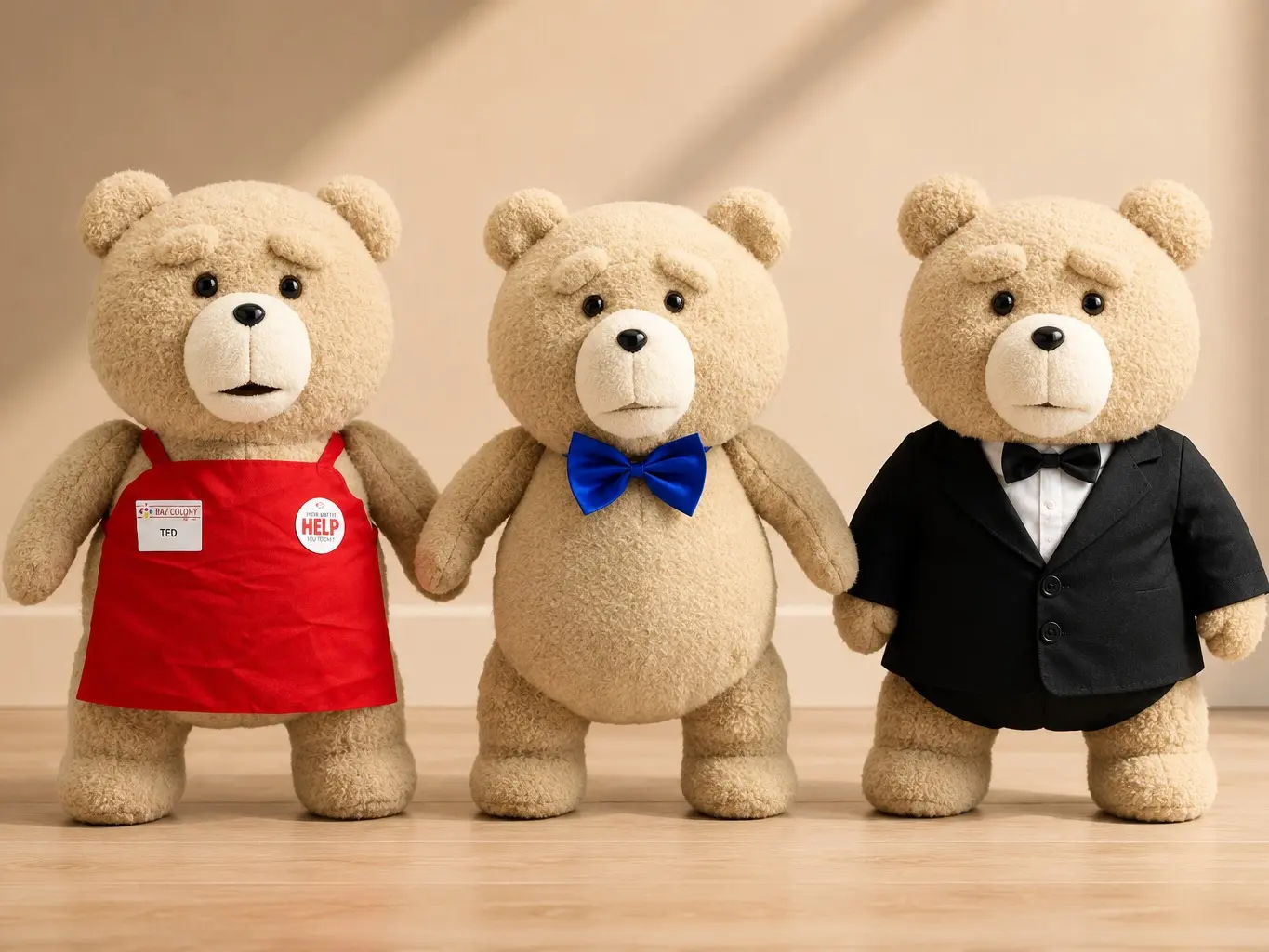 Teddy Bear Ted 3 Plush Toys Teddy Bear Ted 3 Plush Toys