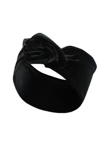 New Patterned Wire Hairband Hair Styler Women's Wide Brim Headscarf Velvet Flower Hair Bun Headband Hair Accessory Knotted Headband Headbands Women