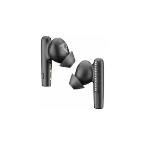 Poly Voyager Free 60+ UC Carbon Black Earbuds +BT700 USB-C Adapter +Touchscreen Charge Case (7Y8G4AA)