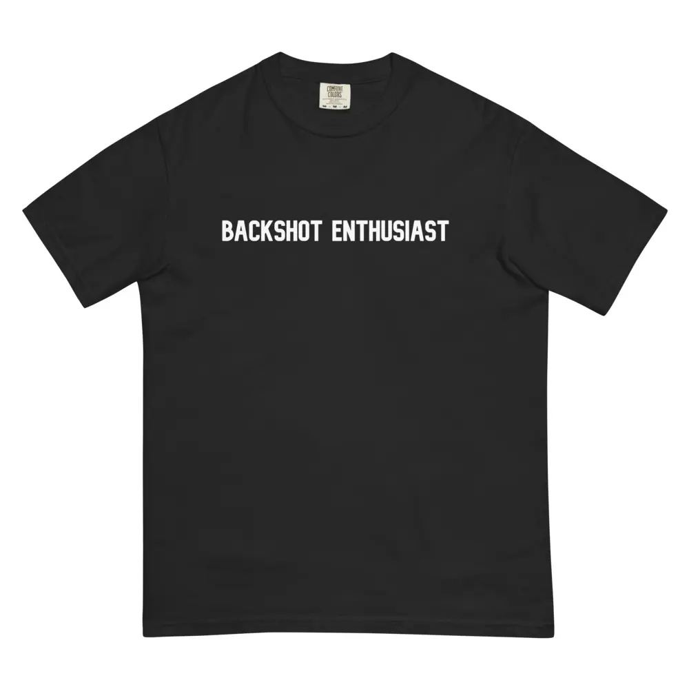 Backshot Enthusiast Black Tee