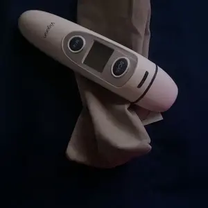 Portable Digital Forehead and Ear Thermometer for Home, Eletric Infrared Temporal Thermometer with Fever Alarm and Memory Function, 1s Instant Accurate Reading