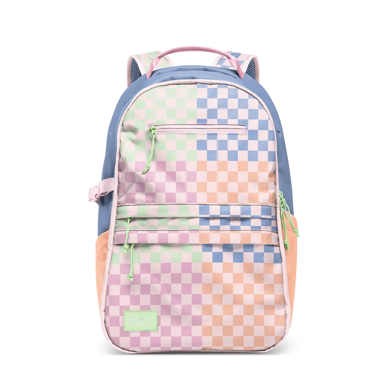 Simple Modern 20L Ellis Backpack with Water Bottle Pockets and Laptop Sleeve for Kids, School, Travel