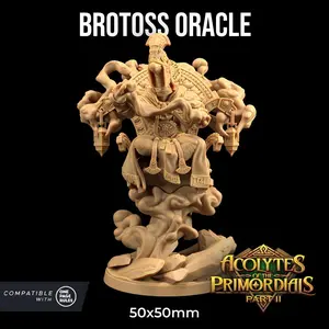 Brotoss Oracle Solo | The Dragon Trappers Lodge | 32mm Scale | Miniature TTRPG Mini DnD Dungeons and Dragons Wargaming
