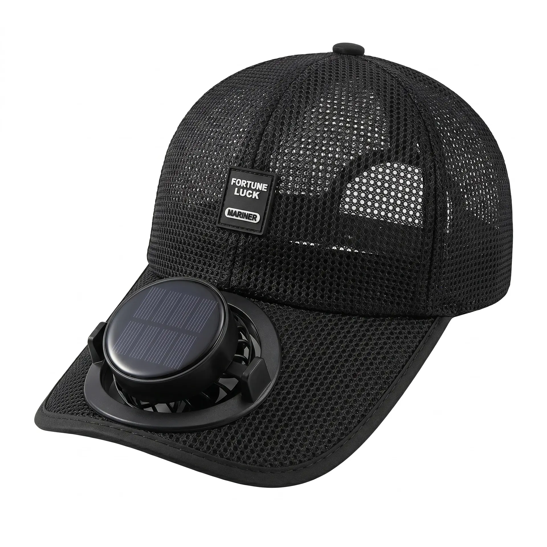 Solar Powered Fan Hat with USB Charging Breathable Cooling Cap UV Protection Unisex Summer Sun Hat
