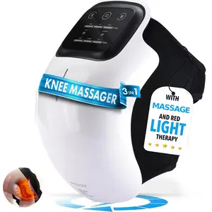 Knee massager, hot compress red light therapy three in one, wireless portable knee therapy equipment, thoughtful gifts from grandparents, preferred by fitness enthusiasts