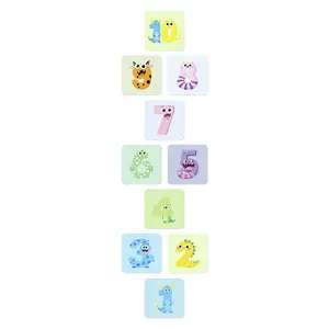 Jump Rope Number Fun Floor Game Stickers, Peel and Stick Waterproof Wall Decor, Suitable for Classroom, Daycare, Playroom, School