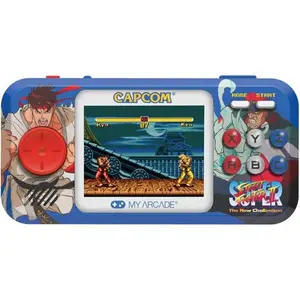 My Arcade DGUNL-4187 Super Street Fighter II Pocket Player Pro Handheld Portable Gaming System (2 GAMES IN 1)