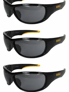 DeWalt DPG94-2 DOMINATOR Safety Glasses SMOKE GRAY Work Eyewear Sunglasses 3 PR