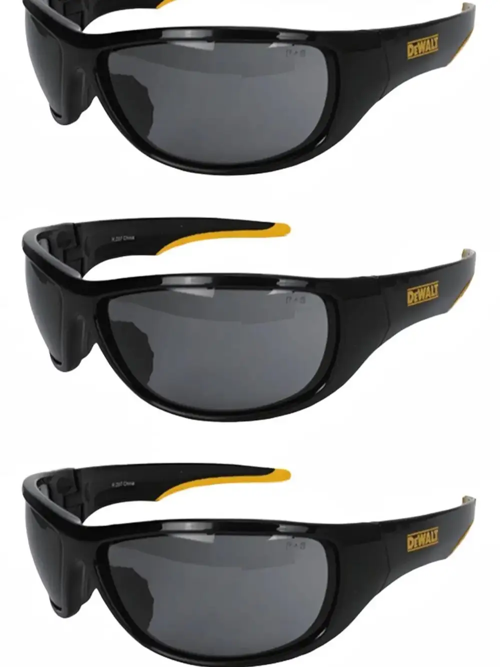 DeWalt DPG94-2 DOMINATOR Safety Glasses SMOKE GRAY Work Eyewear Sunglasses 3 PR