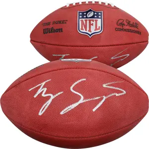 Ty Simpson Team TBD Autographed Duke Full Color Football - Fanatics Authentic Certified