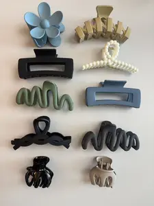 Dopamine Shark Clip High Beauty Value Women's Versatile Hair Clips Trendy Back-of-Head Hair Clips Large Hair Accessories 10-Piece Set