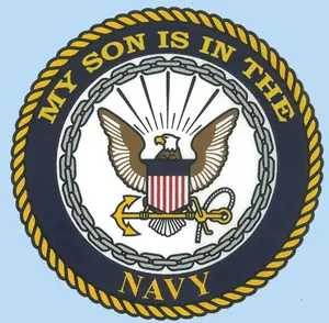 My son is in the Navy Decal