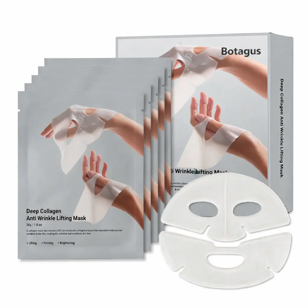 BOTAGUS Deep Collagen Wrinkle Lifting Mask - Overnight Firming and Hydration - Enhanced Skin Elasticity Radiant Skincare