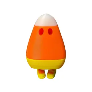 Spooky Candy Corn with Feet - 3D Printed - Halloween Gift - Fidget Toy - Fall Decor