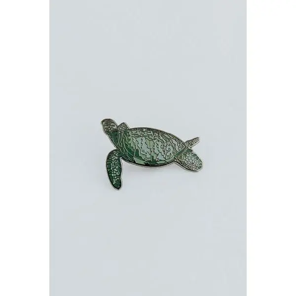 Enameled Pin - Turtle
