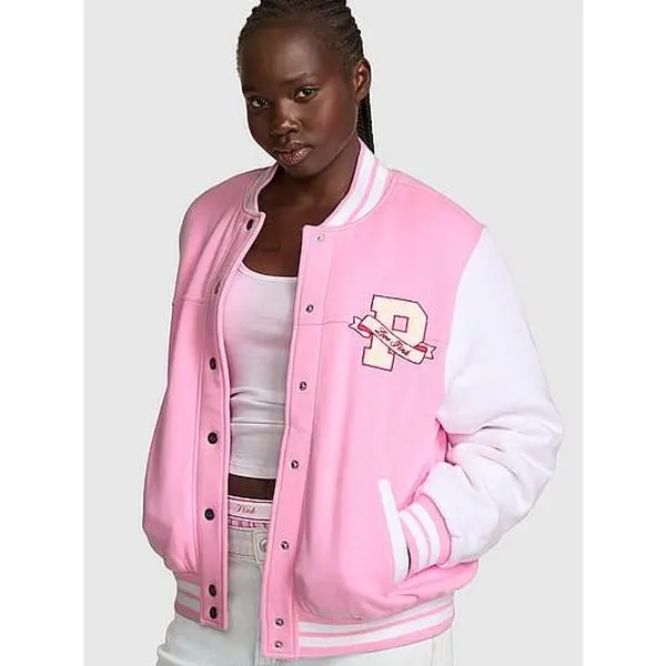PINK Varsity Bomber Jacket