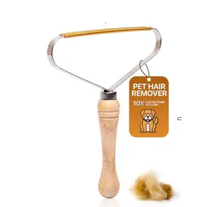 1-Pack Pet Hair Removal Tool - Carpet Rake and Squeegee for Pet Hair Remover Tool - Lint Remover and Hair Scraper for Couch - Easy to Clean Fuzz Fur and Pro Cat Dog Hair Remover for Rugs,Car Floor Mat