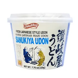 SHIRAKIKU Japanese Sanuki Udon Noodles Instant Cup Noodles Original Flavor 220g