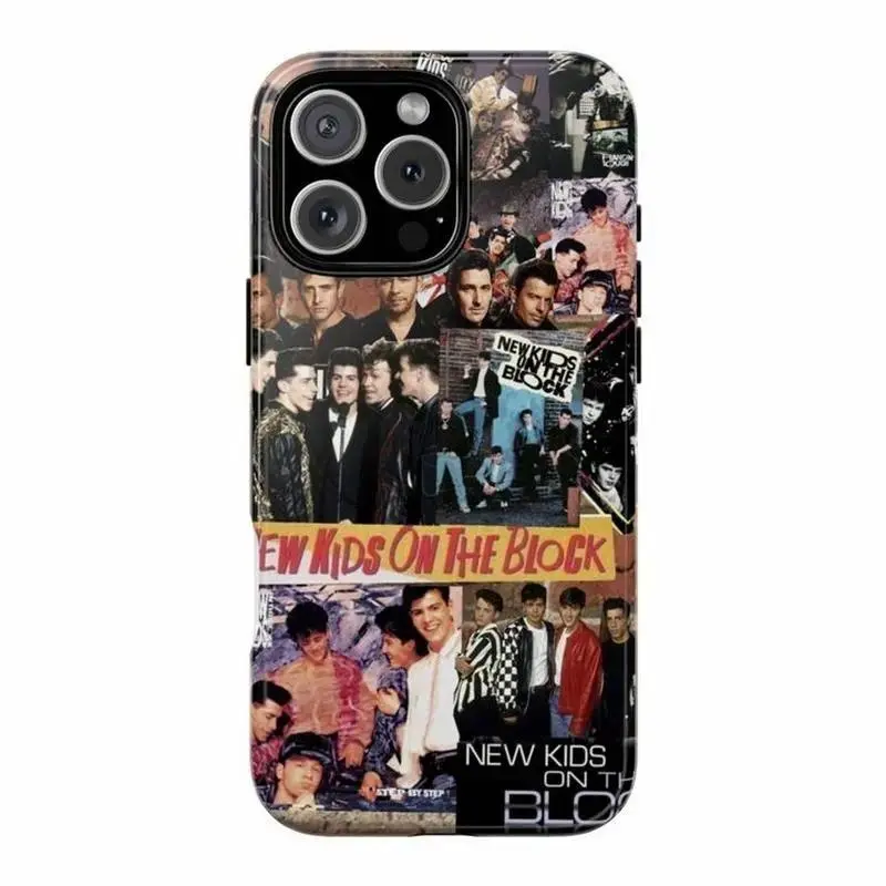 NKOTB Smartphone Casing - Protective Cellphone Accessory for Fan Gifts, Compatible with iPhone 11-17 Pro Max/Plus, Samsung Galaxy S23-25, Offers Reliable Protection