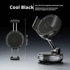 Super strong magnetic phone holder, 360 °   adjustable universal design, suitable for all smartphones, easily compatible with windshields and dashboard.