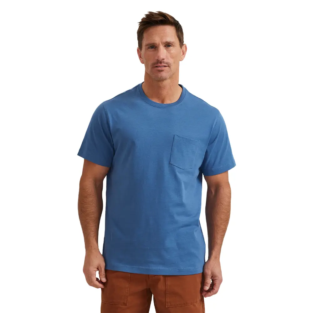 Eddie Bauer Men's Legend Wash 100% Cotton Short-Sleeve Pocket T-Shirt Soft Shrink Resistant Casual