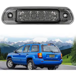 Nilight Smoked Lens Third Brake Light - High Mount 3rd Stop Light, Car Lighting Accessories, Rear Center Cab Lamp Compatible with 1999-2004 Jeep Cherokee Van SUV