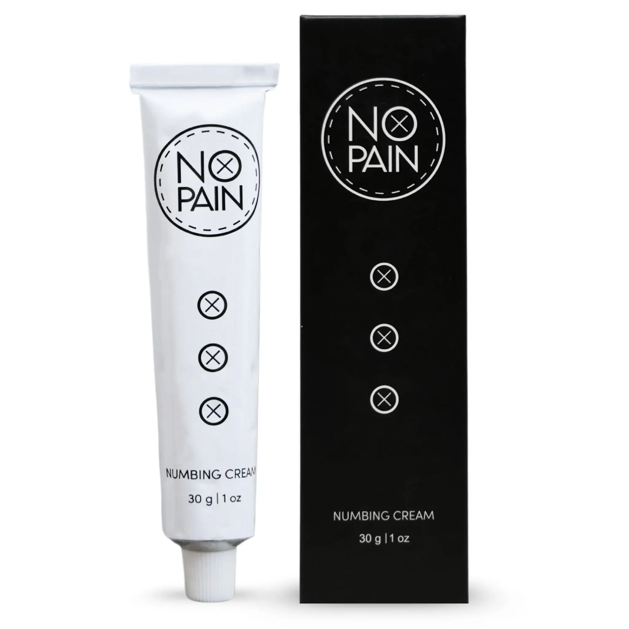 No Pain Tattoo Numbing Cream (90%) - Long Lasting Relief for Painless Tattoos (30g | 1 oz)