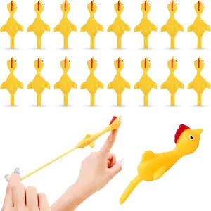 30 Piece Rubber Chicken Bow Set, Durable Rubber Material, Perfect for Outdoor Fun & Creative Play, Ideal Gift for Kids & Adults