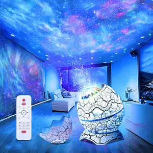 Dinosaur Egg Galaxy  Projector Starry Light with  Music Player, Night Light with White Noise, Nebula,Timer & Remote Control   & Decoration for 's and Adults' Bedroom