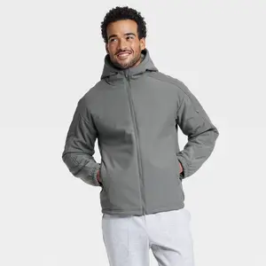 Men's High Pile Fleece Lined Jacket - All In Motion Guaranteed Gray S