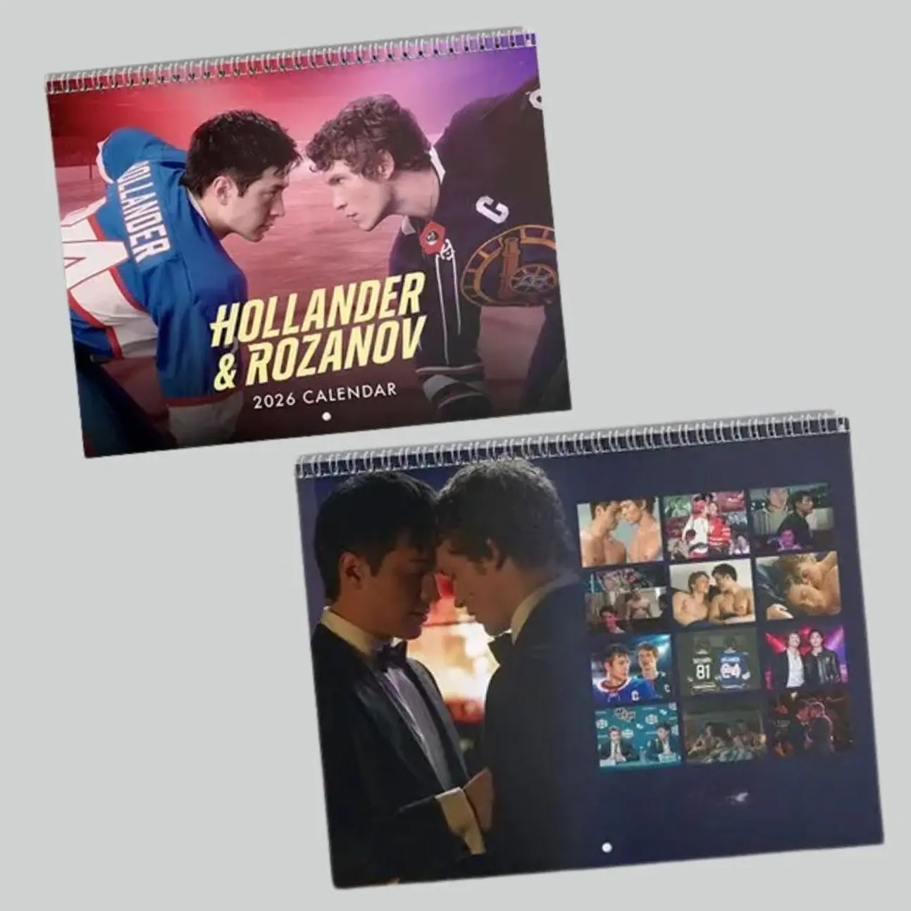 Heated Rivalry 2026 Wall Calendar Planner, Spicy Romance Photo Calendar ...