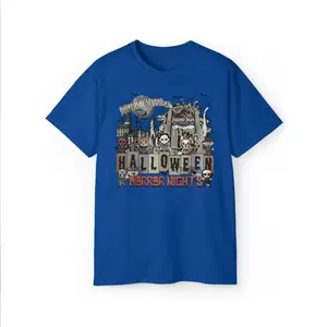 Halloween Horror Nights Universal Studios T-shirt, Scary Movie Tee, Universal Studios Halloween, Halloween Horror Characters tshirt, Classic, Top, Love
